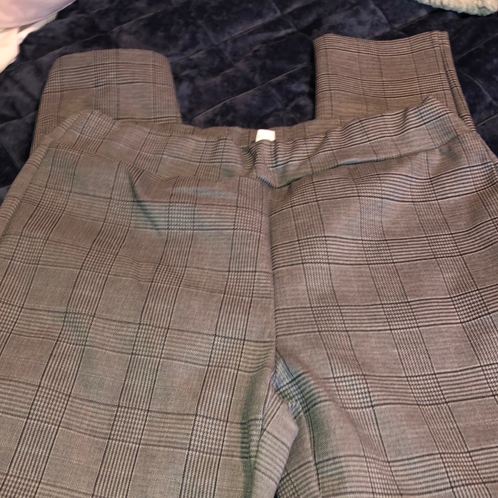 H&M slacks . They’re firm fitting
